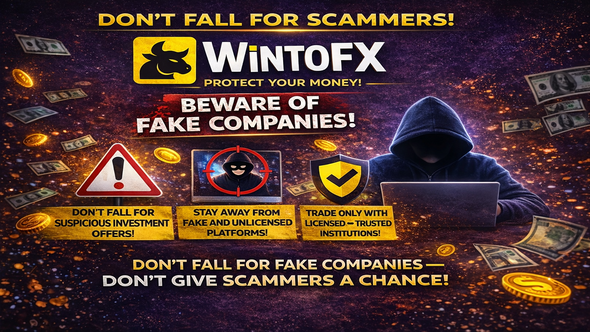 DON'T FALL INTO THE TRAP OF FRAUDULENT BUSINESSES, BE AWARE WITH WİNTOFX!