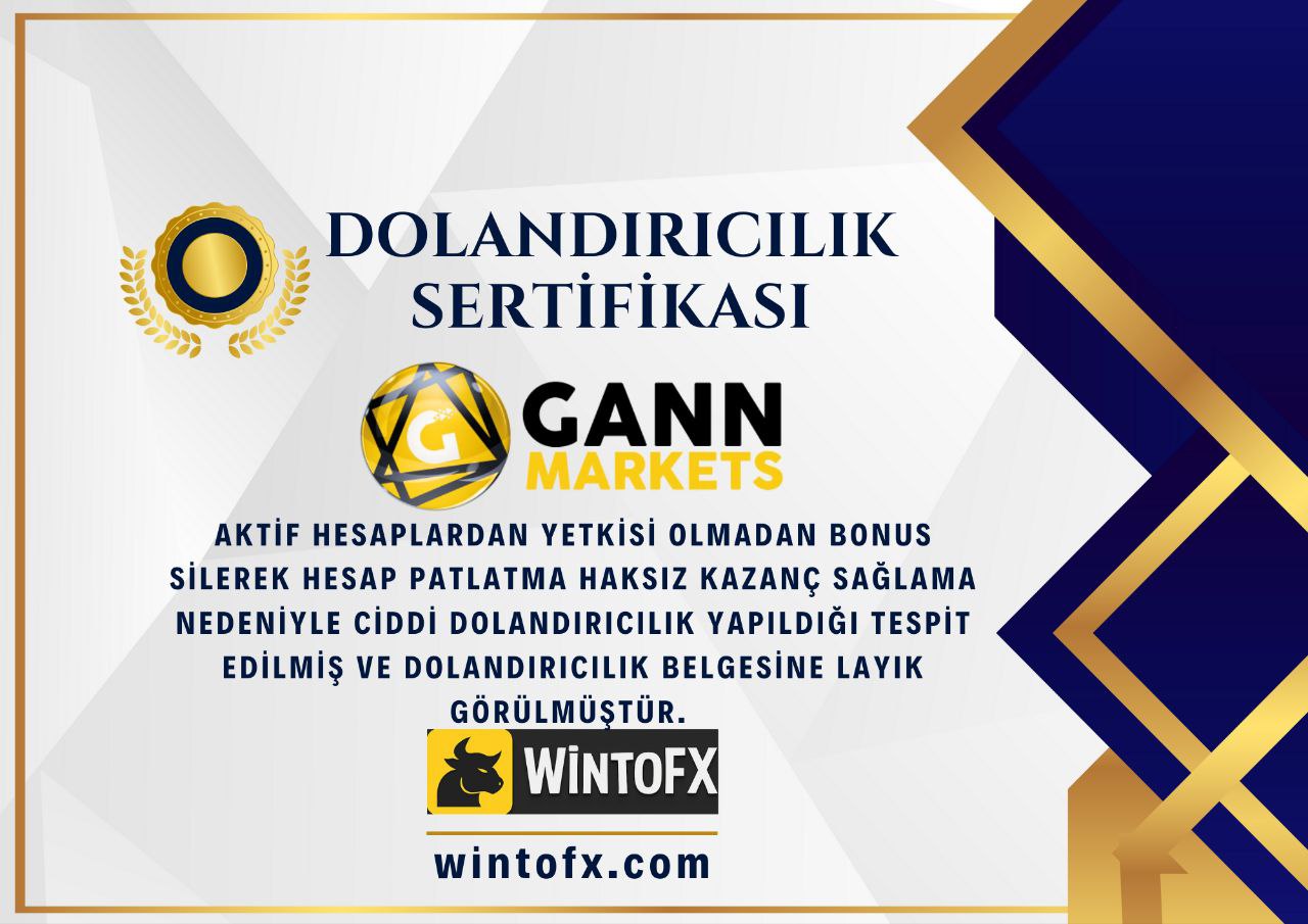 GANN FRAUD CERTIFICATE