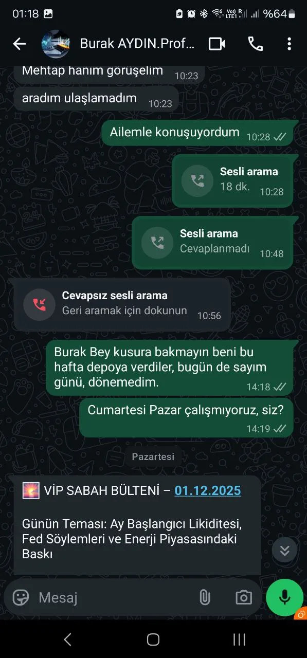 Dolandırıldım