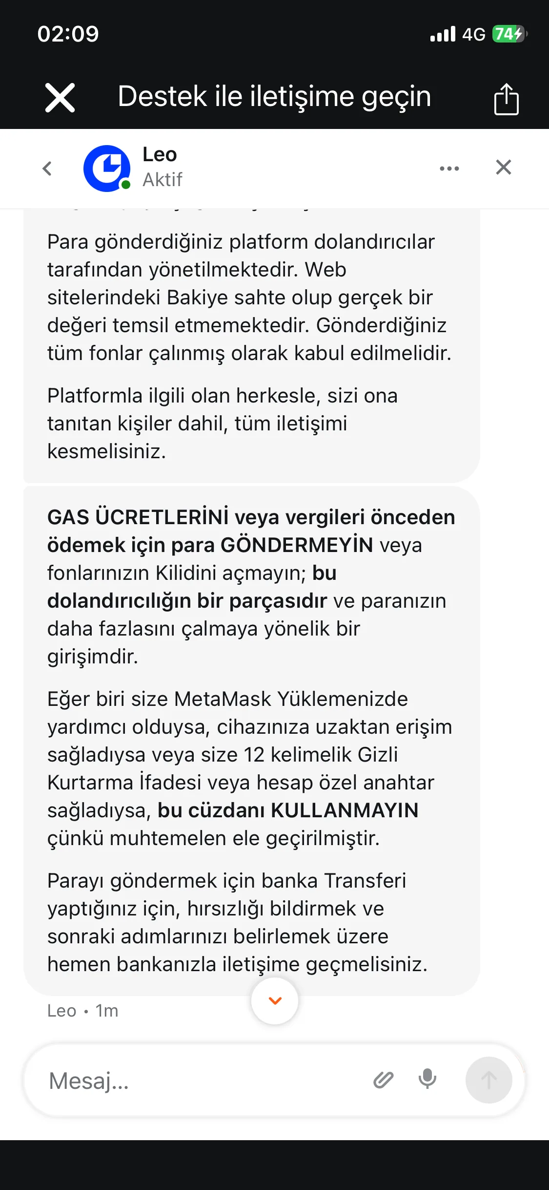 Dolandırıcı Vexa ınvestment