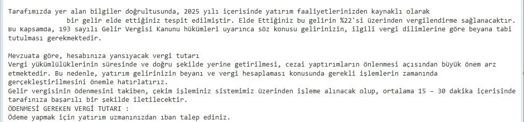 Tamamen Gerçek değil, Güvenilmez Bir isim Türkiyede şubemiz var diyorlar