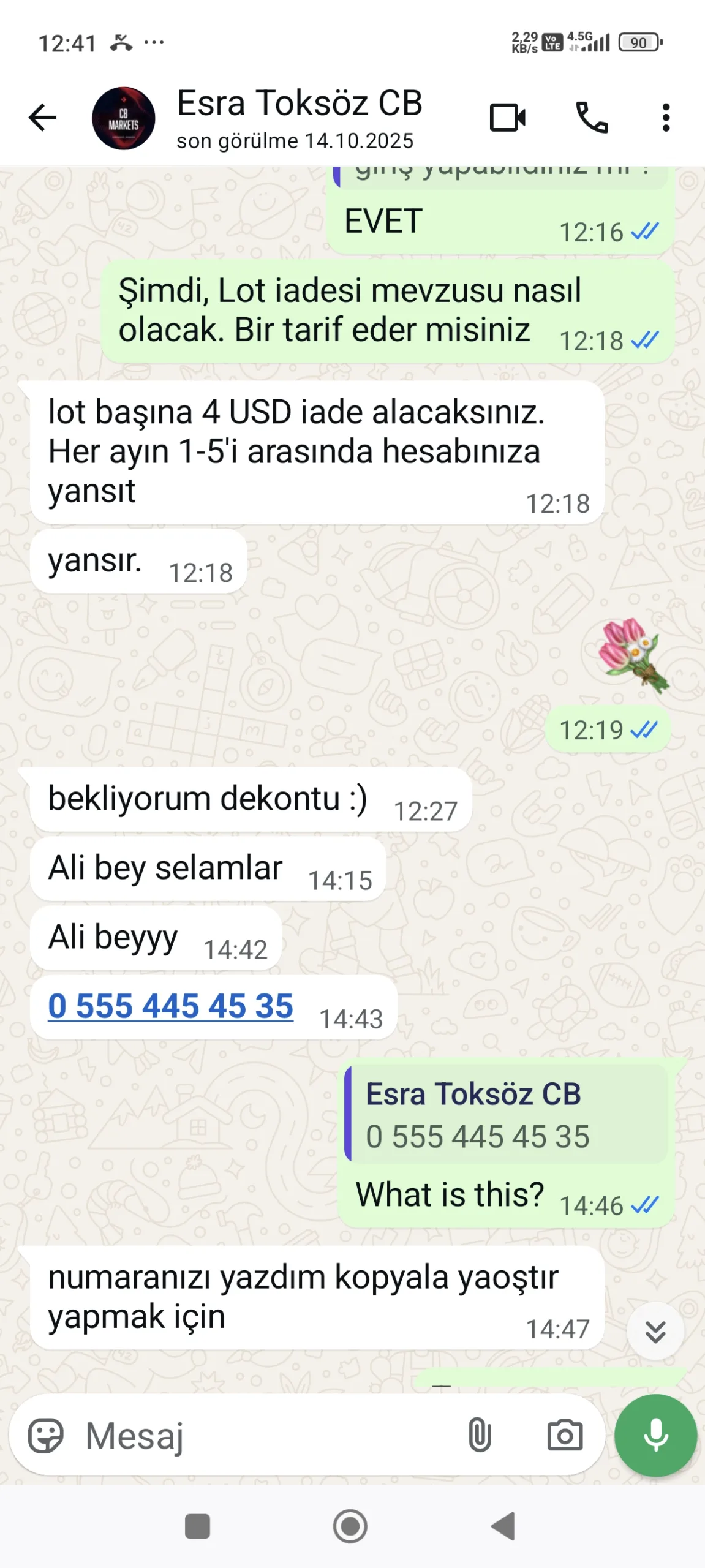 Çok büyük kandırıldım.